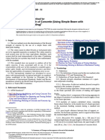 C78M-18 Standard Test Method For Flexural Strength of Concrete