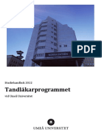 Umeå Tandlakarprogrammet-2022