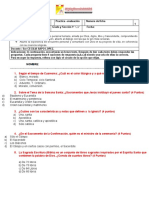 Evaluación de #I de Secundaria