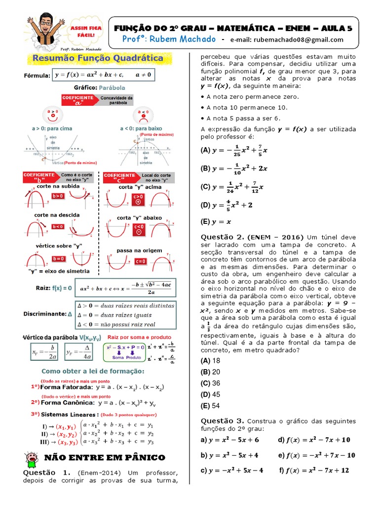 Ajuste de Notas com Função Polinomial | PDF