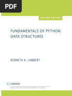 Fundamentals of Python: Data Structures: Kenneth A. Lambert