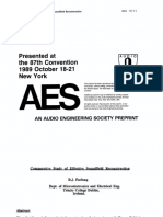 Presented At: Aud, O The 87Th Convention 1989 October 18-21 New York ®