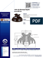 Hoja Tecnica Aislador MN3a Porcelana