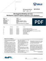 Montagehandleiding van een Multipoint Liquid Propane Injection (LPi) Systeem