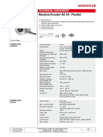 Datasheet Encoder Absoluto AC58 Parallel