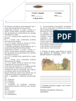 6 Ano Dinamica Da Terra Formas de Relevo