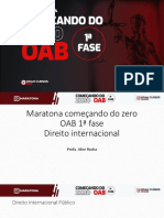 Maratona Começando Do Zero OAB 1 Fase Internacional