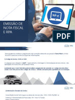 Emissão NF e RPA Carro Fácil