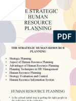 The Strategic Human Resource Planning