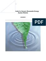 Model User Guide For Generic Renewable Energy System Models