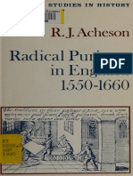 Radical Puritans in England, 1550-1660