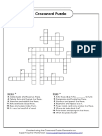 Super Teacher Worksheets Crossword Puzzle