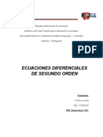 Ecuaciones Diferenciales de Segundo Orden