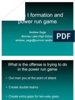 30 Vs I Formation and Power Run Game