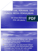 Pengertian Peranan Dan Fungsi Media Pengajaran