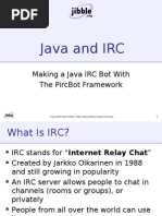 Download Making a Java IRC Bot With The PircBot Framework by Oleksiy Kovyrin SN6102009 doc pdf