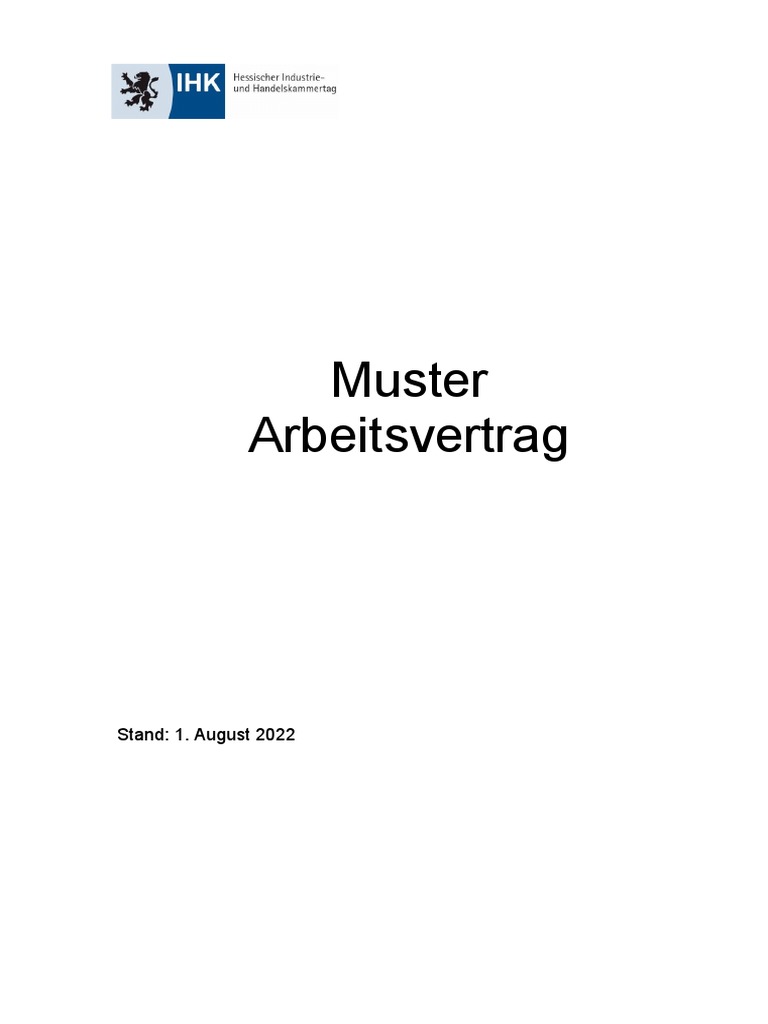 teilzeit arbeitsvertrag pdf kostenlos