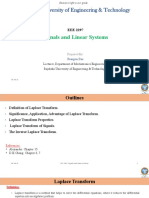 Rajshahi University of Engineering & Technology: Signals and Linear Systems