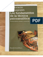 1b, 3, 6, 7, 10a, 11,12, 13. Etchegoyen, Horacio. Fundamentos de La Técnica Psicoanalítica - Compressed-1