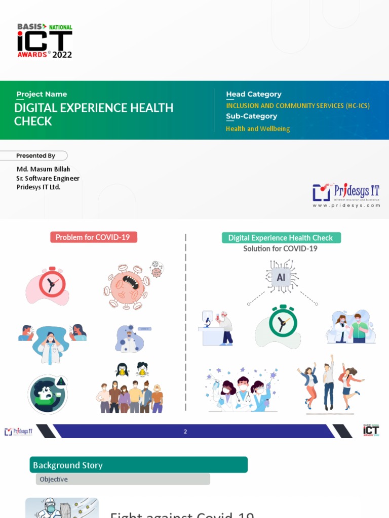 A Cloud Based Digital Health Check Solution For Covid 19 Patients Using
