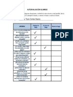 AUTOEVALUACIÓN ALUMNOS Y PADRES DE FAMILIA