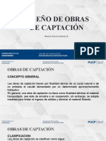 Diseño de Obras de Captación - Formato CETAM PUCP (Completo)