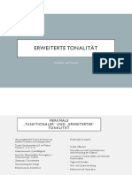 Erweiterte Tonalität - Sitzung 1