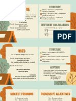 Verb to be and present simple structure