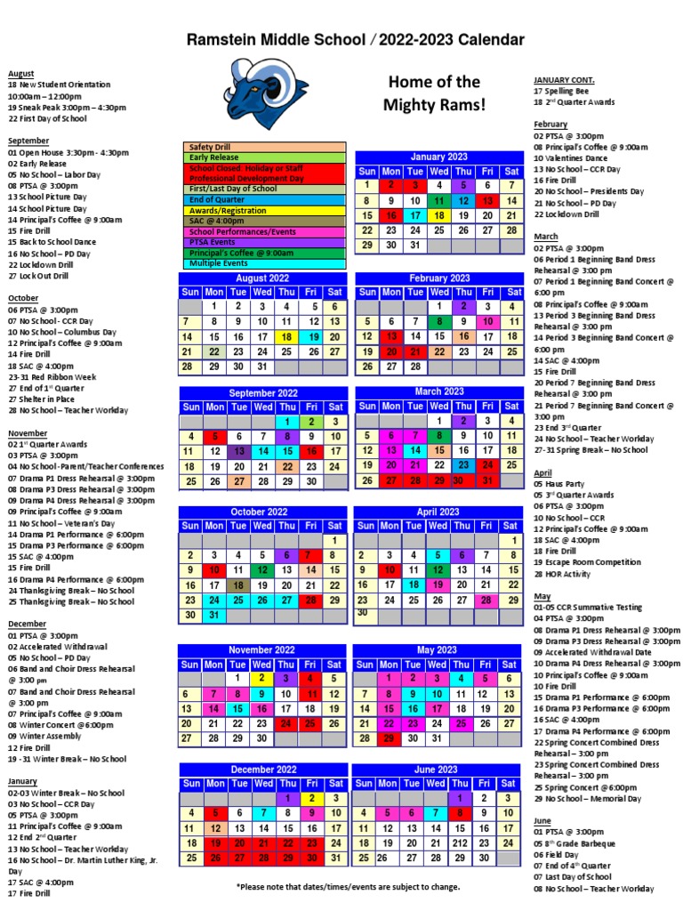 RMS 22 23 Calendar PDF RMS 22 23 Calendar PDF