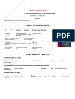 I.Datos de Identificación: Publica Clasificada