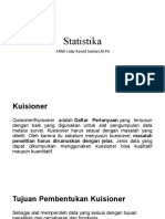5. Statistika sosial (prosedur kuesioner)