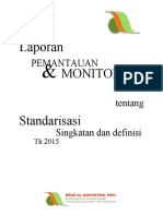 COVER LAPORAN PEMANTAUAN DAN MONITORING TTG Singkatan Dan Definisi