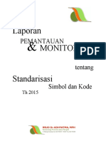 COVER LAPORAN PEMANTAUAN DAN MONITORING TTG Simbol Dan Kode