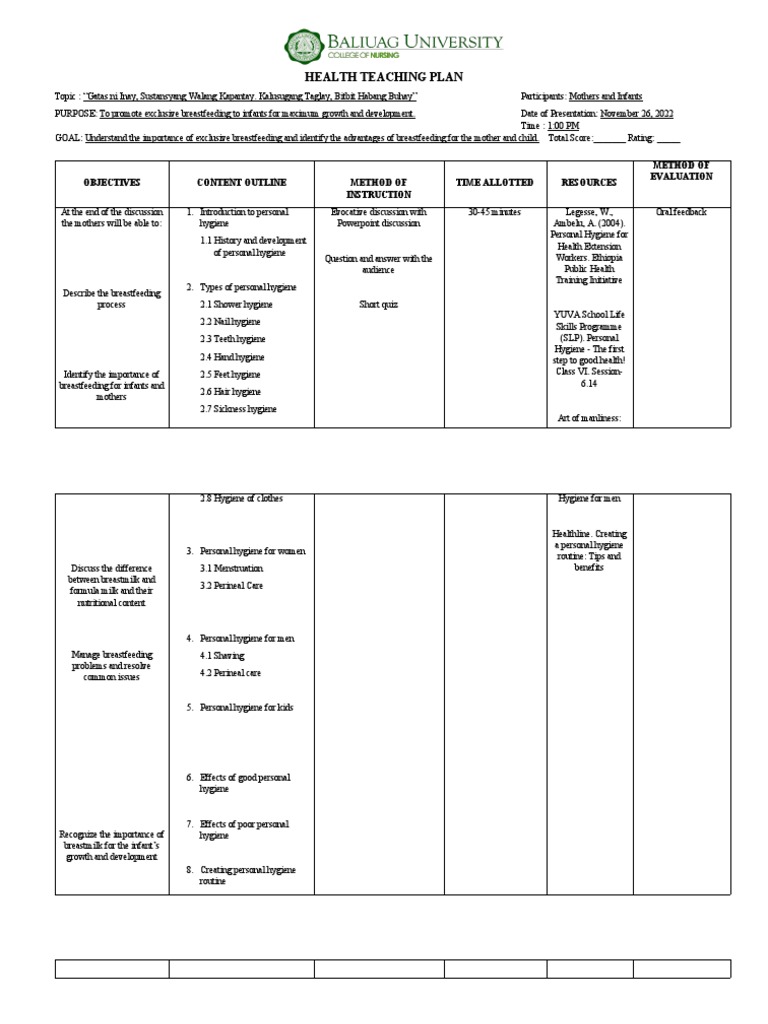 health-teaching-plan-format-pdf-breastfeeding-hygiene