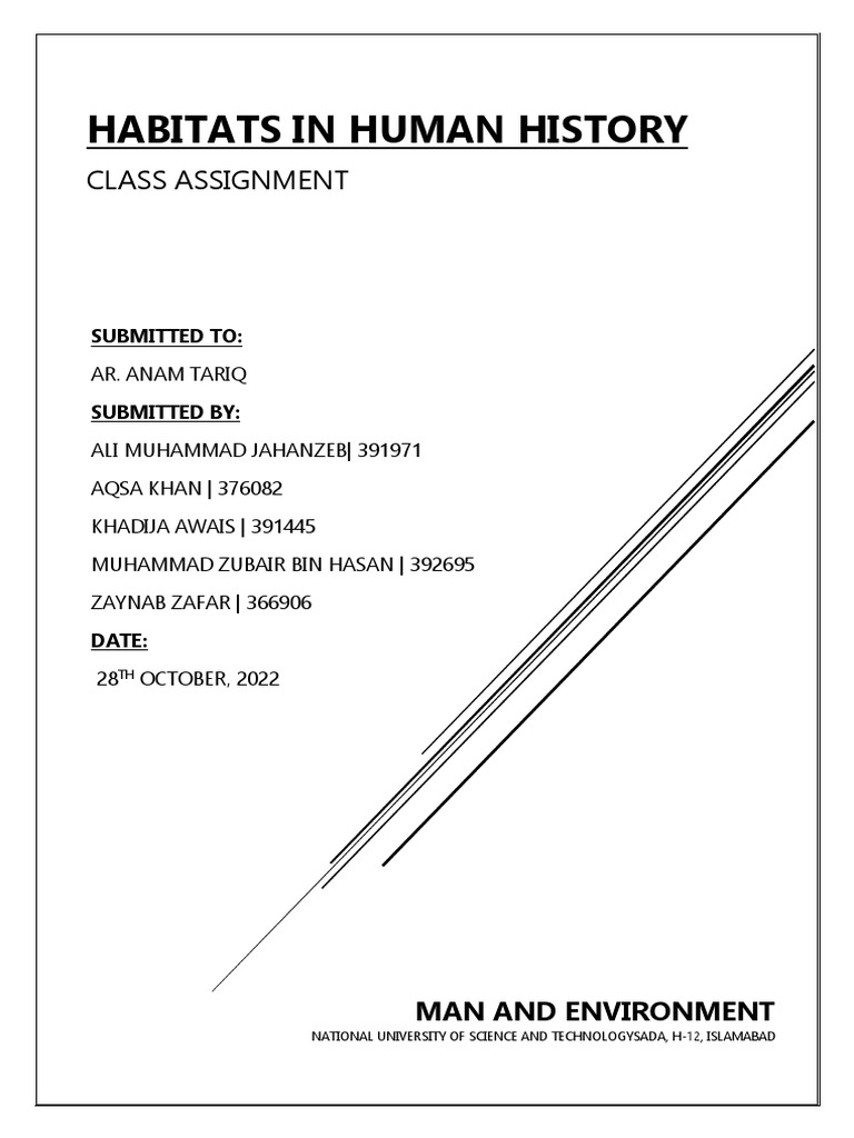 Man and Environment Human Habitats in History PDF Agriculture Society