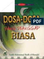 1.232) Dosa-Doaa Yang Dianggap Biasa