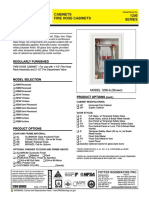 Series 1200 Cabinets Fire Hose Cabinets: Specifications