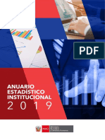 Anuario Estadístico Ministerio Justicia 2019