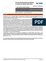 Gabarito Justificado - Direito Constitucional