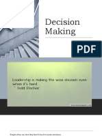 Decision Making