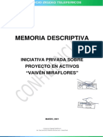 Memoria Descriptiva Proyecto