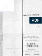 A. de Vogüé - La Règle de S. Benoît, Chapitres I-VII, Tome I (1972)