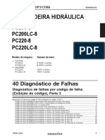 Pc 200-8 Diagnóstico de Falhas Por Código de Falha (Exibição Do Código) Parte 3