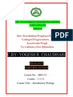 C.By-Yogesh R. Chaudhari: Biology Theory Notes
