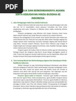 Download Teori Masuk Dan Berkembangnya Agama Serta Kebudayan Hindu by Chynthia Apriani Sam SN61023250 doc pdf