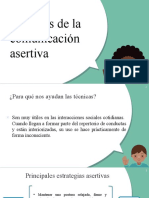 Sesión 3.TECNICAS PARA LA ASERTIVIDAD