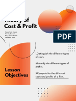 Theory of Cost Profit