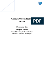 Galaxy Pre Conduction