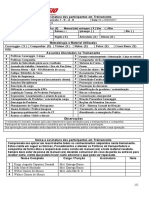 Participantes em treinamento assinam documento