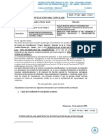 EXP.  N° 124 – 2021 – CCGI     ACTA DE INASISTENCIA DEL DR PUENTE